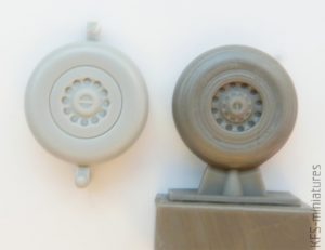 1/72 DeHavilland Sea Vixen wheels set - Reskit/Aires