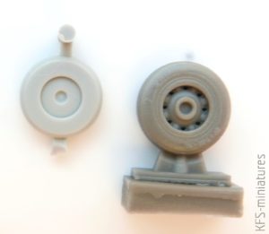 1/72 DeHavilland Sea Vixen wheels set - Reskit/Aires