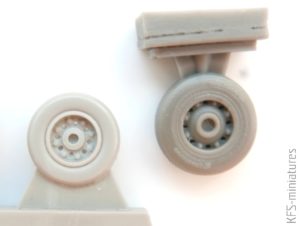 1/72 DeHavilland Sea Vixen wheels set - Reskit/Aires