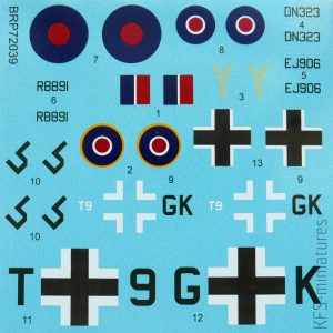 1/72 Typhoon Mk.Ib Car Doors - Brengun
