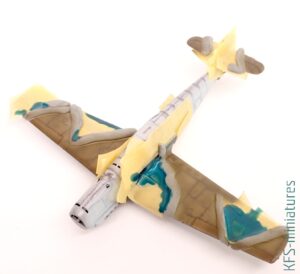 1/72 Bf 109E-4 - Special Hobby - Budowa cz.2