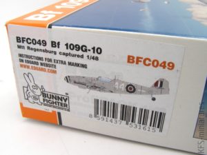 1/48 Bf 109G-10 Mtt Regensburg - Eduard