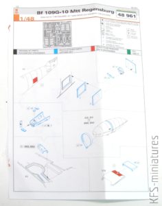 1/48 Bf 109G-10 Mtt Regensburg - Dodatki - Eduard