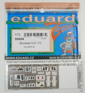 1/72 Buccaneer S.2C - Blachy do modelu AIRFIX - Eduard