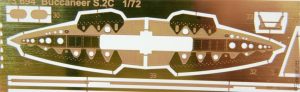 1/72 Buccaneer S.2C - Blachy do modelu AIRFIX - Eduard