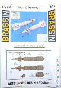 1/72 CPU-123 Paveway II - Eduard