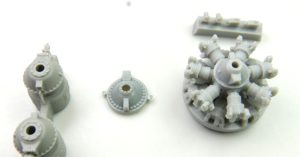 1/72 B-25J engines - Eduard