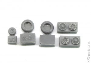 1/72 IAI Kfir wheels set - ResKit