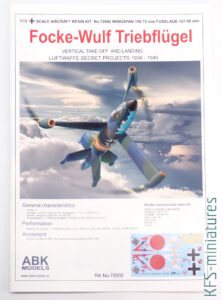 1/72 Focke-Wulf Triebflügel - A.B.&K Models