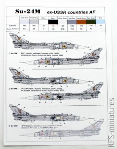 1/144 Su-24M "Fencer-D" - ex-USSR countries - Armory