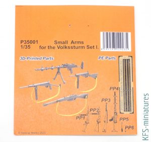 1/35 Small Arms for the Volkssturm - Special Hobby