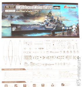 1/700 HMS Prince of Wales 1941 (Limited Edition) - FlyHawk Model