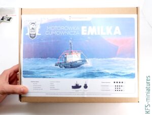 1/144 Motorówka cumownicza Emilka - One Man Shipyard