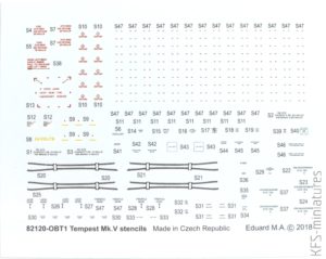 1/48 Tempest Mk.V - dodatki - Eduard