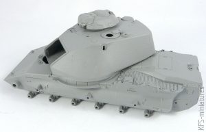 1/35 M60A1 U.S. Army Main Battle Tank - Takom - Budowa cz. 1