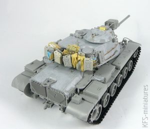 1/35 M60A1 U.S. Army Main Battle Tank - Takom - Budowa cz. 1