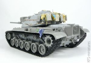 1/35 M60A1 U.S. Army Main Battle Tank - Takom - Budowa cz. 1