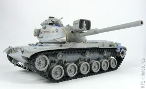 1/35 M60A1 U.S. Army Main Battle Tank - Takom - Budowa cz. 1