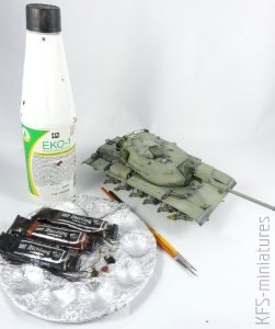 1/35 M60A1 U.S. Army Main Battle Tank – Takom – Budowa cz. 2