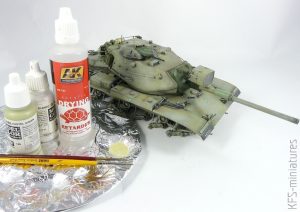 1/35 M60A1 U.S. Army Main Battle Tank – Takom – Budowa cz. 2