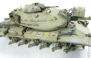 1/35 M60A1 U.S. Army Main Battle Tank – Takom – Budowa cz. 2