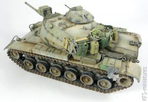 1/35 M60A1 U.S. Army Main Battle Tank – Takom – Budowa cz. 2