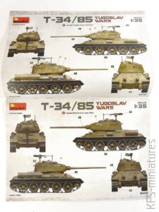 1/35 T-34/85 Yugoslav Wars - MiniArt