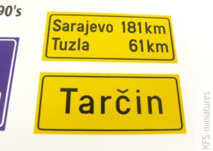 1/35 Traffic Signs Yugoslavia 1990's - MiniArt 