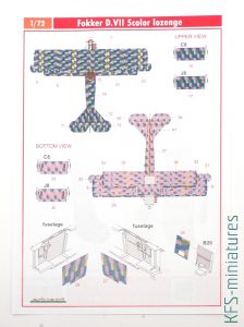1/72 Fokker D.VII Lozenge & Rib Tapes