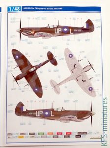 1/48 Spitfire Mk. VIII - Kalkomanie - Eduard