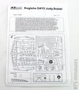 1/72 Yokosuka D4Y5 Judy 'Night Fighter' - AZ model