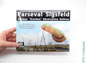 1/144 German "Drachen" Observation Balloon with figures - Pig Models