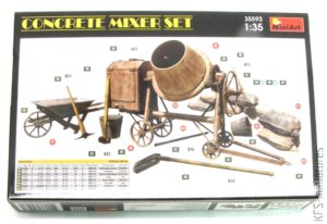 1/35 Concrete Mixer Set - MiniArt