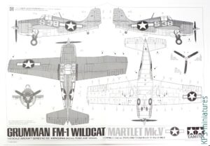 1/48 Grumman FM-1 Wildcat/Martlet Mk.V - Tamiya