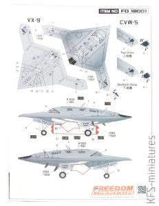 1/48 U.S NAVY UCAS X-47B Freedom Model Kits