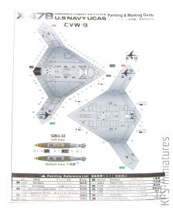 1/48 U.S NAVY UCAS X-47B Freedom Model Kits