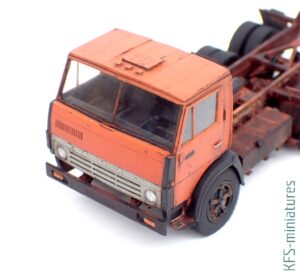 1/72 KamAZ 5511 Wywrotka - Budowa cz.2