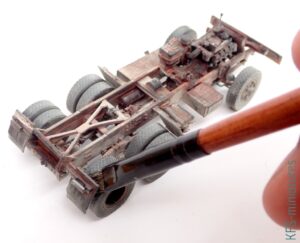 1/72 KamAZ 5511 Wywrotka - Budowa cz.2