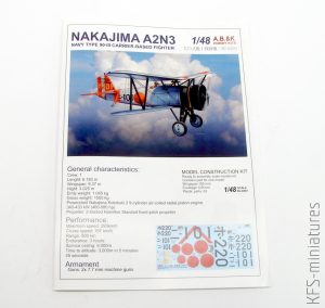 1/48 Nakajima A2N3 - A.B.&K Models