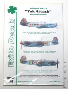 Yakovlev Yak-1b "Yak Attack" - Exito Decals