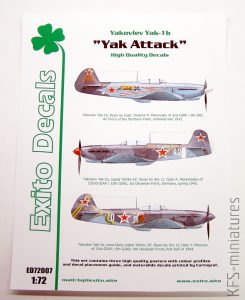 Yakovlev Yak-1b "Yak Attack" - Exito Decals