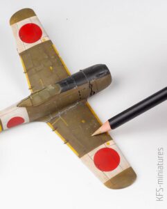 1/72 Ki 84 Hayate - Budowa