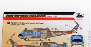 Iranian Army Aviation Agusta-Bell-205 - KMA Modeller