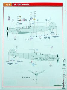 1/72 Bf 109E Special Hobby - Dodatki