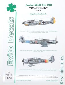 Wulf Pack Vol. 2 - Exito Decals