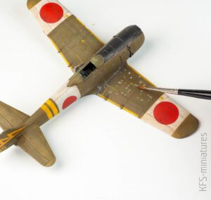 1/72 Ki 84 Hayate - Budowa