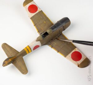 1/72 Ki 84 Hayate - Budowa