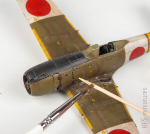 1/72 Ki 84 Hayate - Budowa