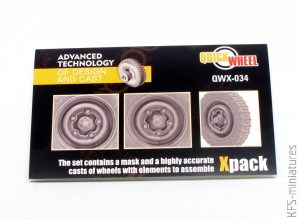 1/35 Kubelwagen/Schwimmwagen wheels - QuickWheel