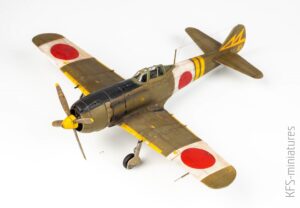 1/72 Ki 84 Hayate - Budowa